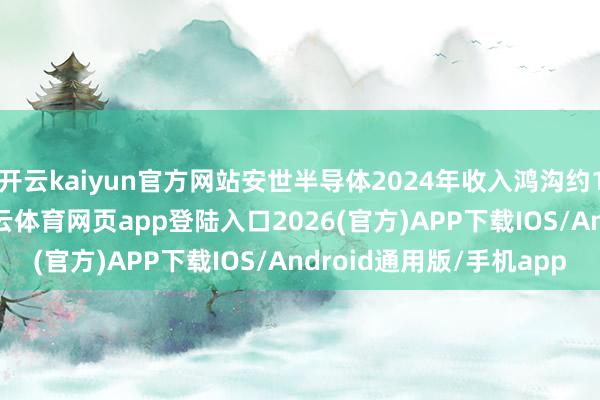 开云kaiyun官方网站安世半导体2024年收入鸿沟约147亿东谈主民币-kai云体育网页app登陆入口2026(官方)APP下载IOS/Android通用版/手机app